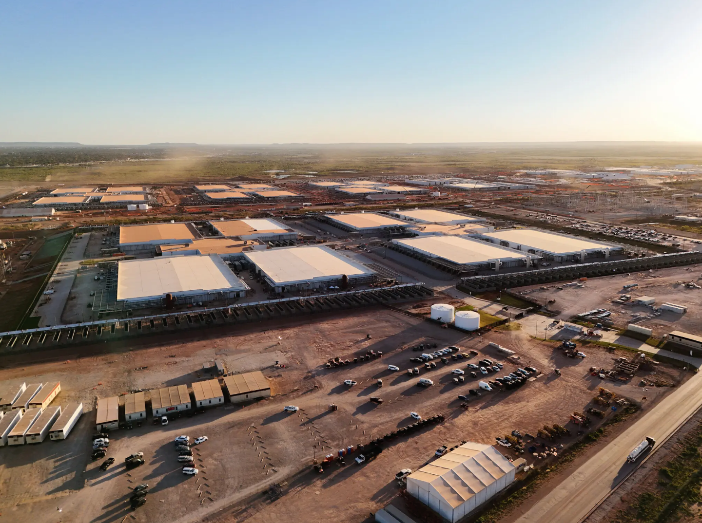 OpenAI在得州的星际之门数据中心项目